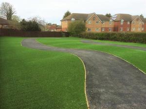 V-Shape Landscaping Grass Turf